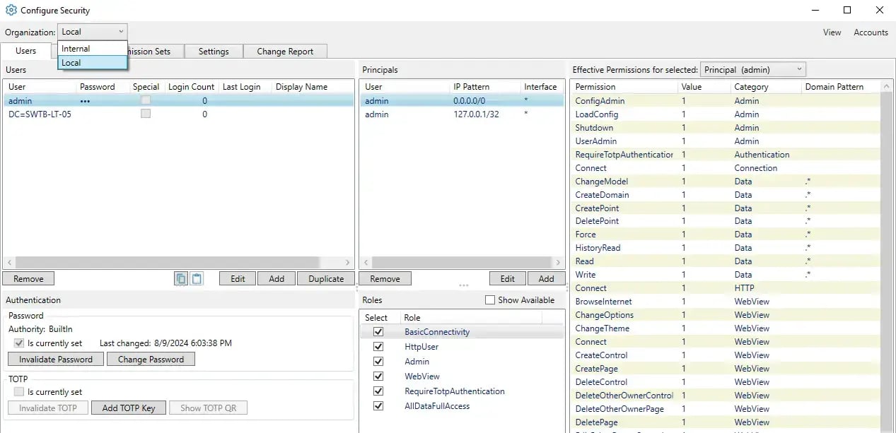 DataHub Local Organization