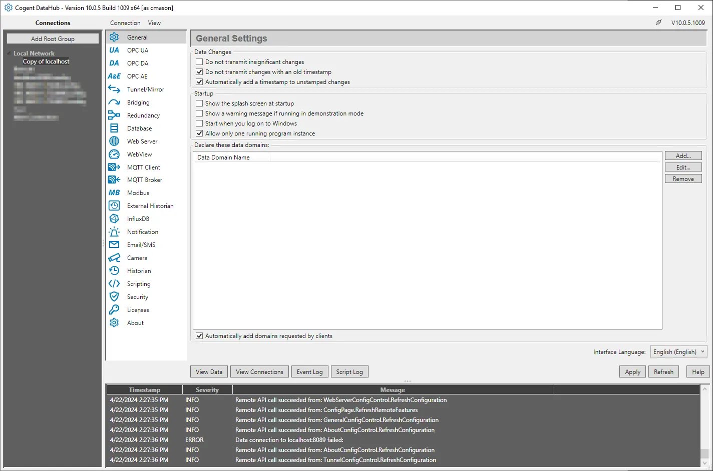 DataHub Remote Config Start