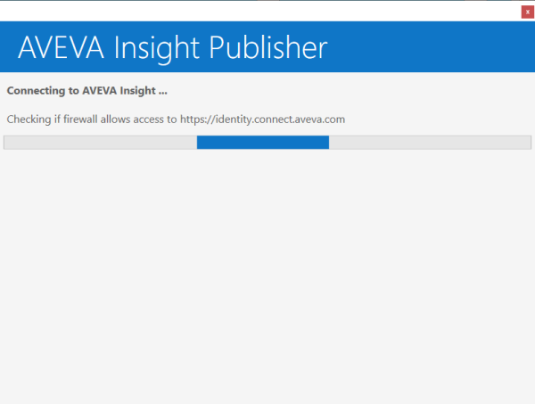 6_Screenshot_DataHub_AVEVAInsightPublisher_Connecting