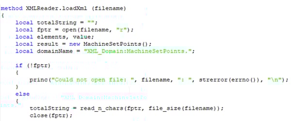 Example - DataHub XML File Load script