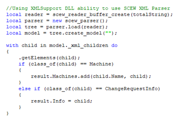 Example - XML file parsing with DataHub scripting
