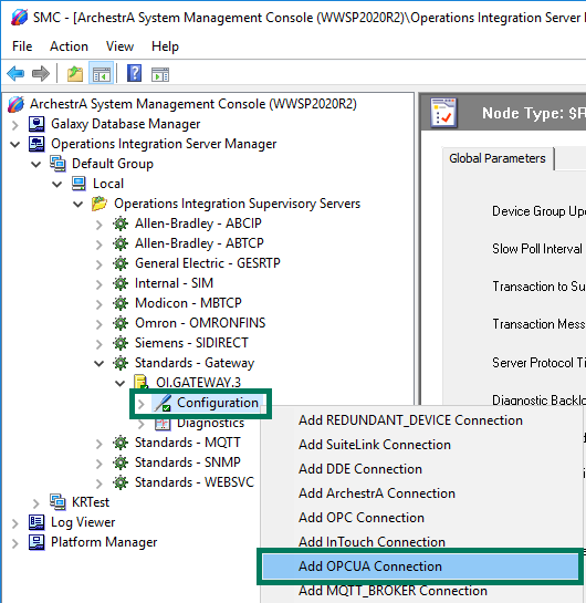 Screenshot_AVEVA_SMC_AddOPCUAConnection