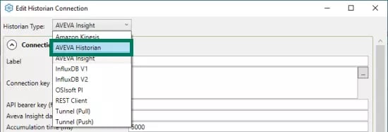 Screenshot_DataHub_External_Historians_SelectAVEVAHistorian