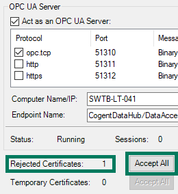 Screenshot_DataHub_OPCUARejectedCert