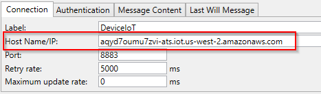 Screenshot - Entering AWS thing Rest API endpoint URL in DataHub