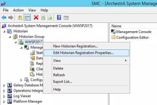 Screenshot_Launching_AVEVA_Historian_OpenProperties