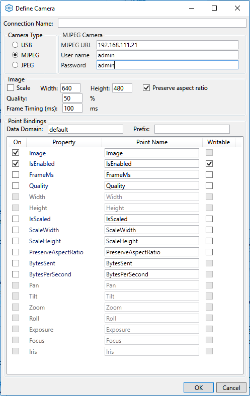 Screenshot - IP Camera Support in DataHub V9