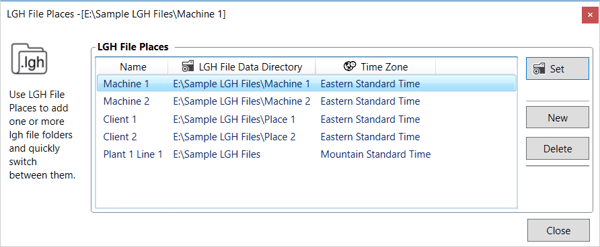 Screenshot - New LGH File Places feature