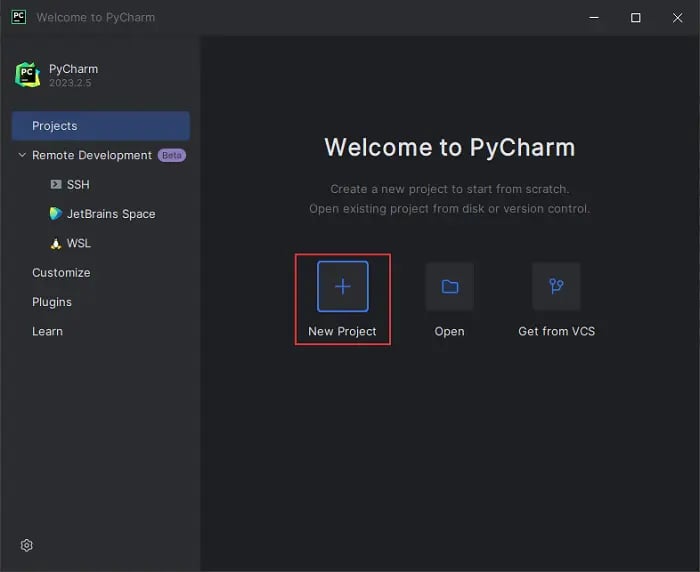 OPC Data Client Welcome New Project
