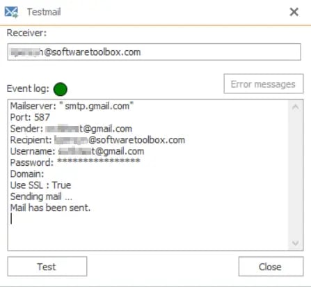 OPC Router Mail Server Test