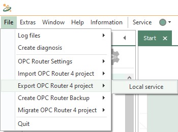 OPC_Router_Export_Project_Local_Service
