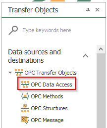 Screenshot - OPC Router Data Access Transfer Object