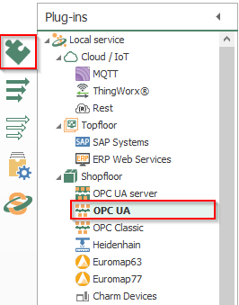 Screenshot - OPC Router OPC UA Plug-In TreeView