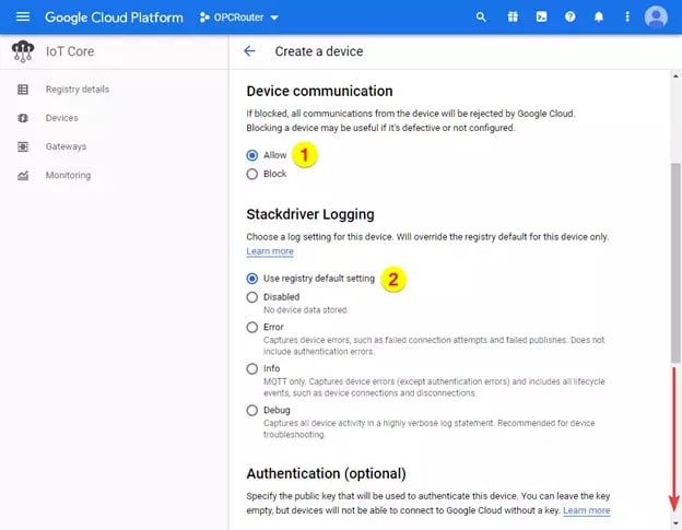 Screenshot_OPC_Router_Google_IoT_Device_Comms_Stackdriver_Logging