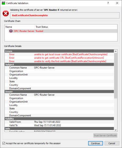 Screenshot_UAExpert_TrustServerCertificate