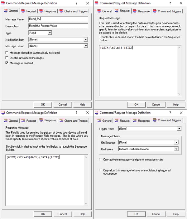 The Read_PV Command/Request Message