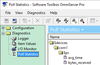 Polling Statistics in OmniServer