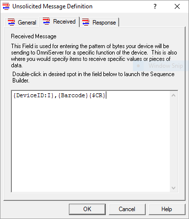 OmniServer Unsolicited Message with Topic Variable