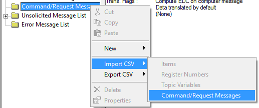 Importing Protocol Messages - OmniServer V3.0