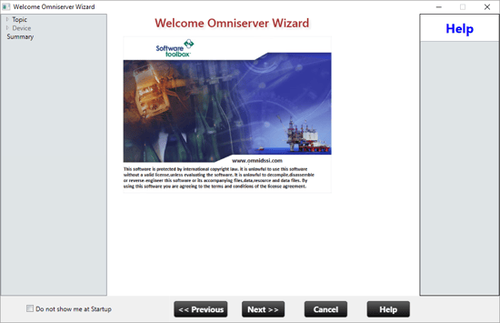 OmniServer Topic Wizard