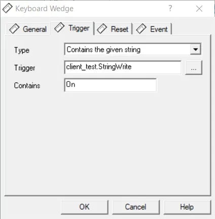 OmniServer Keyboard Wedge Trigger
