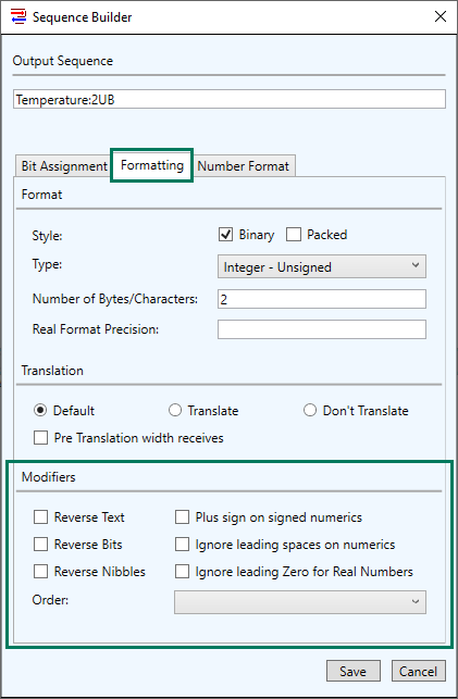 Screenshot_OmniServer_Item_Sequence_Builder_Formatting