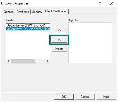 Screenshot_OmniServer_OPCUA_Cert_OIGateway_Trusted