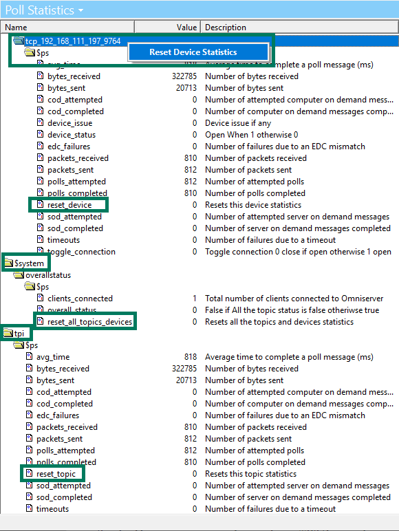 Screenshot_OmniServer_ResetPollStatisticsRightClickOptions