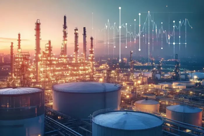 Oil Refinery Data Graphic