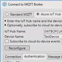 Screenshot - DataHub Azure IoT
