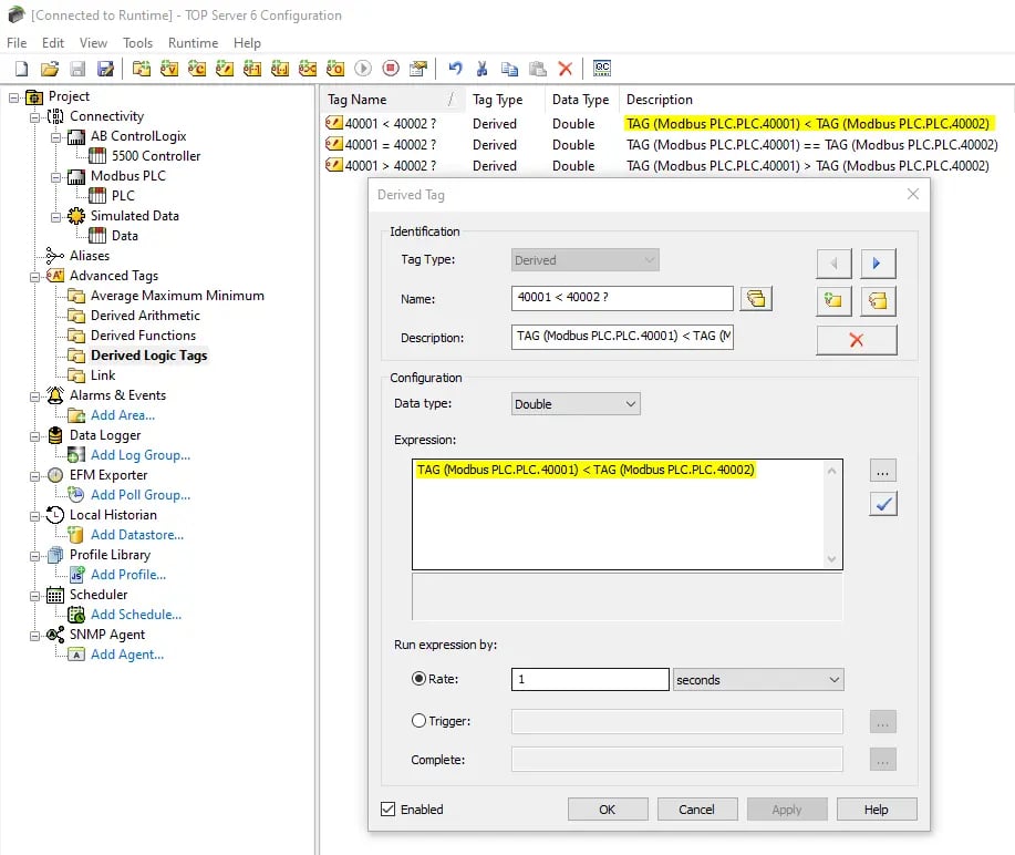 TOP Server Derived Logic Config