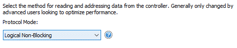 Screenshot - Logix Protocol Modes in Device Wizard