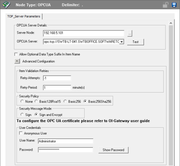 Screenshot_OIGateway_OPCUA_Settings_TOP_Server