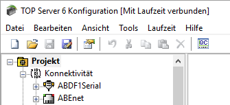 TOP SErver V6 Menus and Tree in German