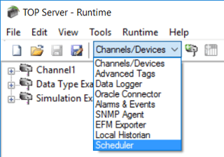 Plug-in Configuration Dropdown in TOP Server V5