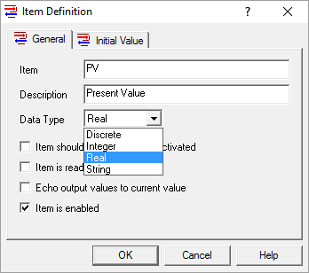 Screenshot - OmniServer Item Data Type