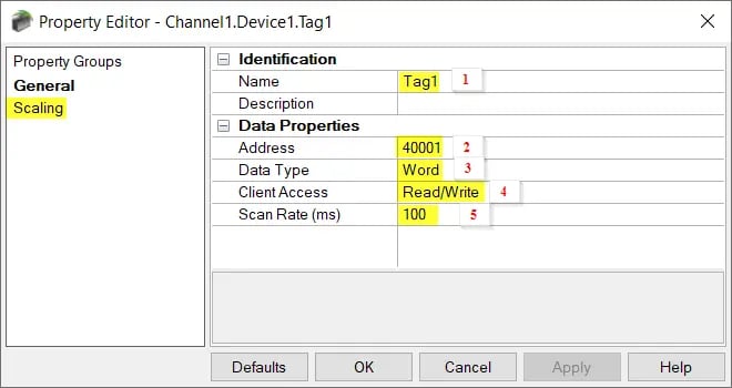 TOP Server Create Static Tag