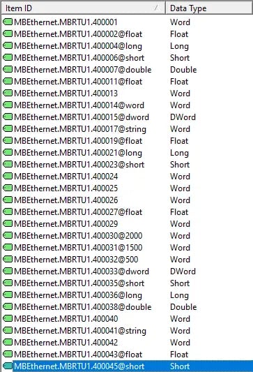TOP Server Dynamic Tags