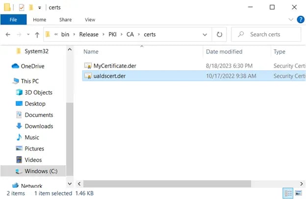 SLIKDA Trusted Certs
