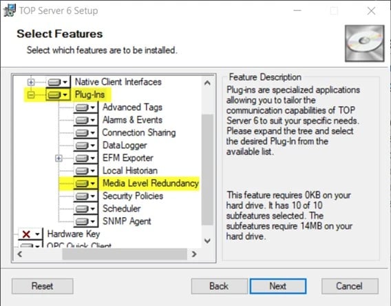 TOP Server Installer Redundancy