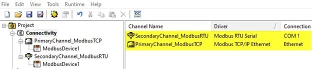 TOP Server Communication Mediums