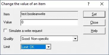 OmniServer Change Item Value