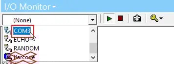 OmniServer IO Monitor Select