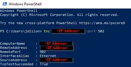 TOP Server Windows Powershell