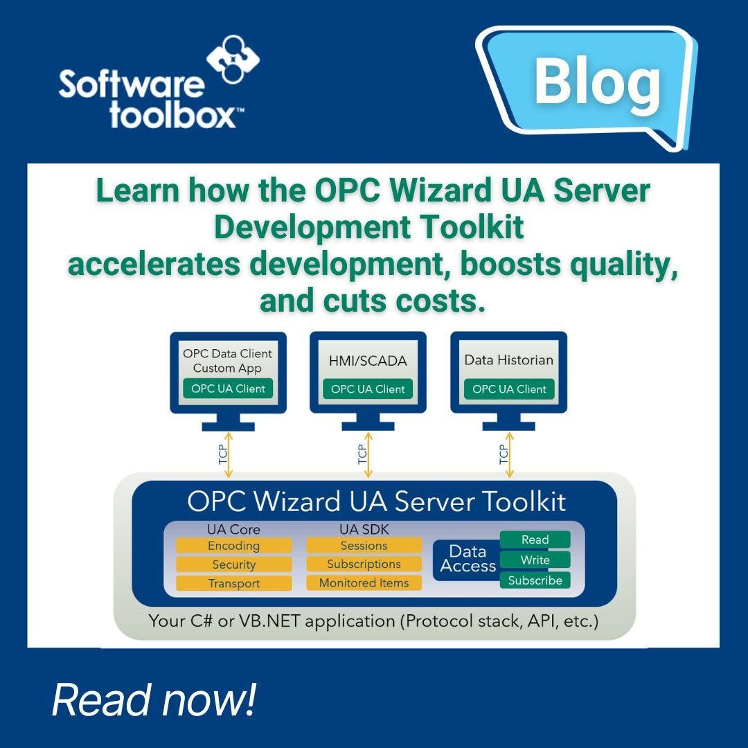 Learn why commercial OPC server toolkits simplify development, improve software quality, reduce costs, and ensure OPC interoperability. Discover OPC Wizard UA Server Development Toolkit today.