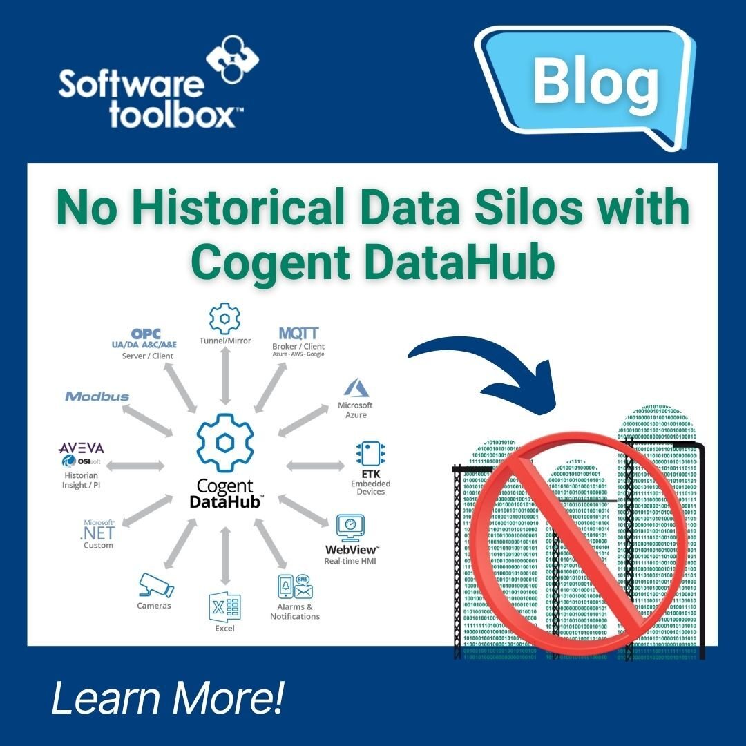 Legacy OPC HDA systems hold valuable historical data, but outdated COM/DCOM connections make it hard to access, share, or integrate with modern platforms. This post explores how Cogent DataHub eliminates historical data silos, converts OPC HDA to OPC UA HA, and enables seamless connectivity to today’s analytics, historian, and cloud technologies.