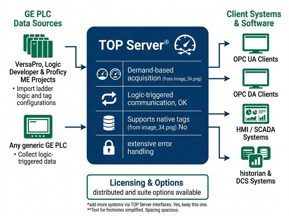 GE SNP Serial Driver Features