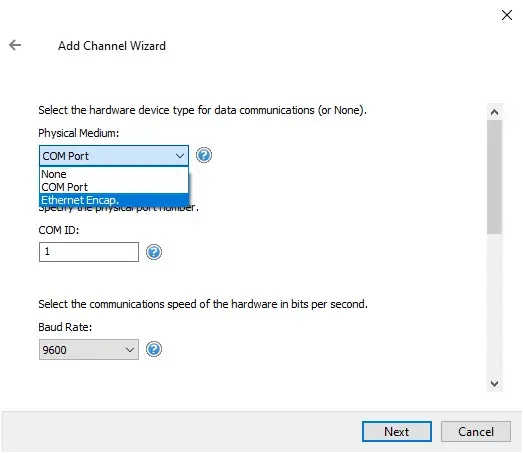 TOP Server Aromat Serial OPC Driver