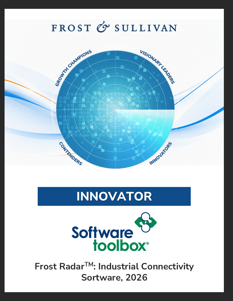 Software Toolbox Named an Innovator in the 2026 Frost Radar™ for Industrial Connectivity