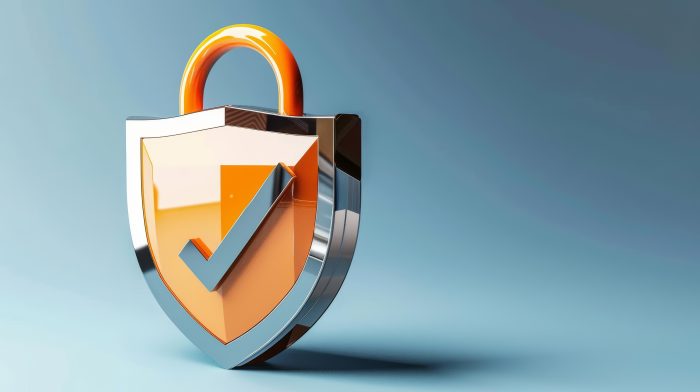 Shield Lock Security Graphic